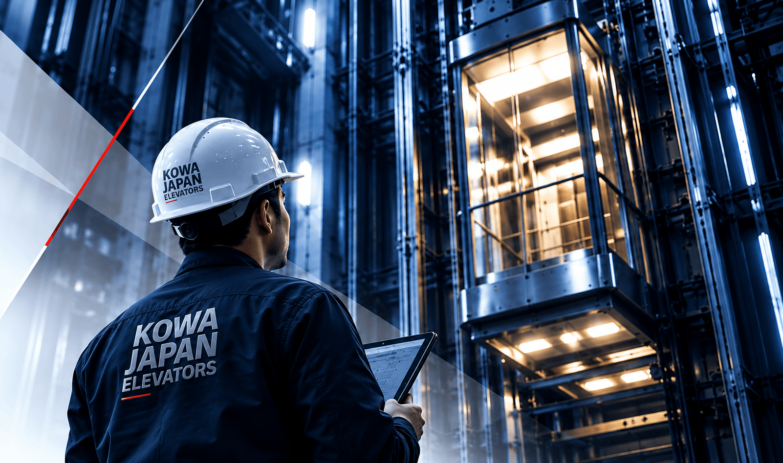 KOWA JAPAN ELEVATORS Quality Inspection Engineer at Elevator Shaft
