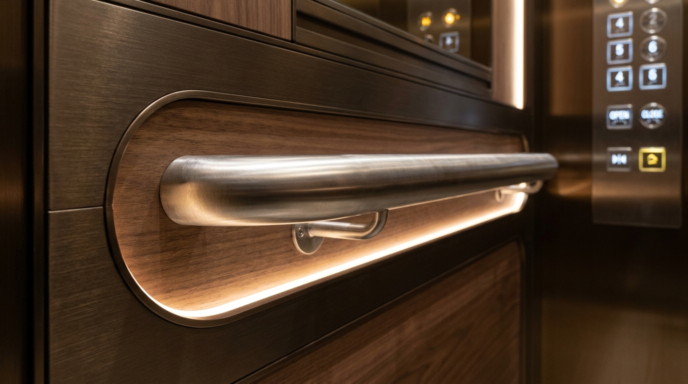 KJ-26 • Ergonomic SUS304 Tubular Handrails